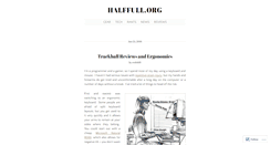 Desktop Screenshot of halffull.org